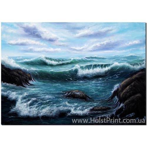 Картины море, Морской пейзаж, ART: MOR888041, , 168.00 грн., MOR888041, , Морской пейзаж картины
